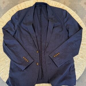 J.Crew Ludlow Slim-fit unstructured suit jacket in stretch cotton - excellent